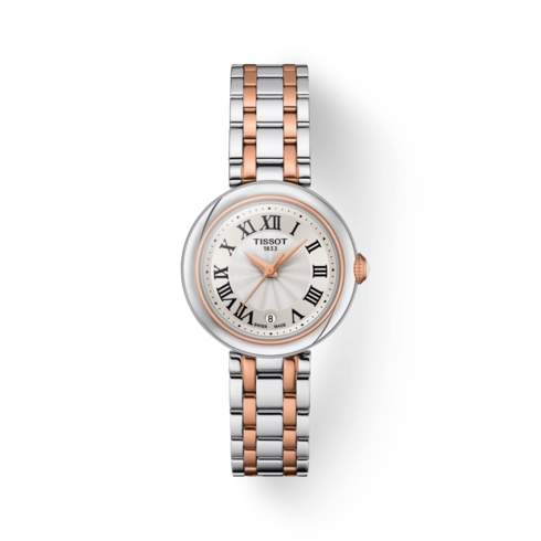 Tissot Bellissima Small Lady Two-Tone White Dial 26mm Quartz