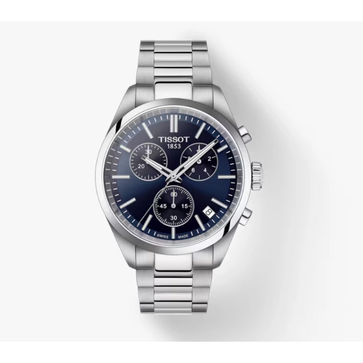 Tissot PR 100 Chronograph Blue Dial 40mm Quartz