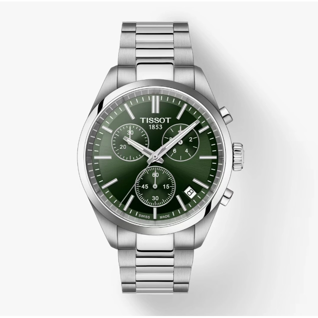 Tissot PR 100 Chronograph Green Dial 40mm Quartz