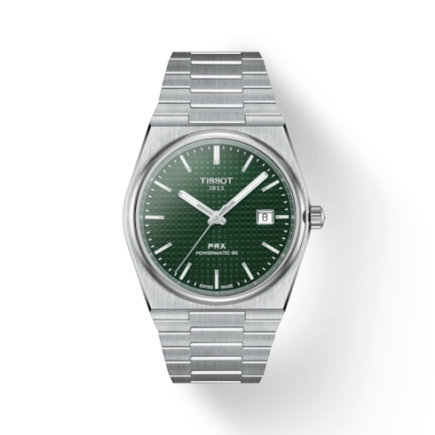 Tissot PRX Powermatic 80 Stainless Steel Green Dial 39.5mm