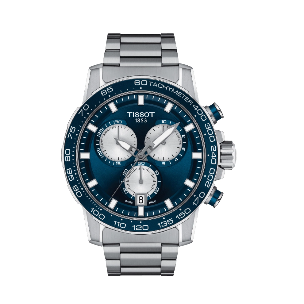 Tissot Supersport Chrono Blue Dial 45.5mm Quartz