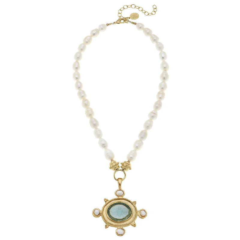 Venetian Glass Marie Bee Necklace