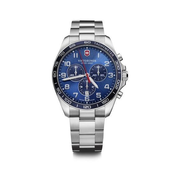 Victorinox FieldForce Classic Chrono Stainless Steel Blue Dial 42mm Quartz