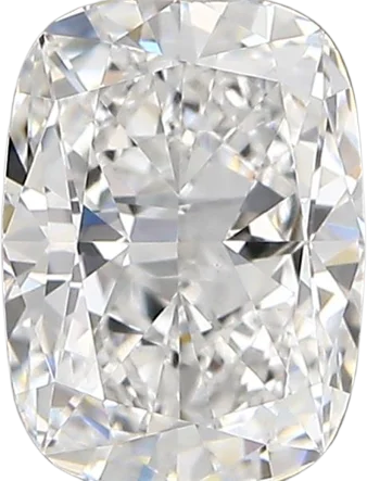 1 Carat E vvs2 Elongated Cushion Lab Diamond